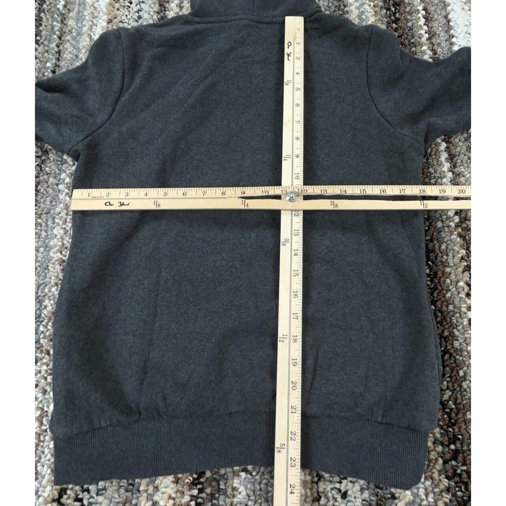 Puma Hoodie Women Large Gray White Sweatshirt Sweater Spell Out Pull Over Ladies - Picture 6 of 9